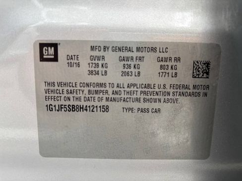 Used 2017 Chevrolet Sonic Premier FWD image 31