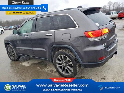 Used 2018 Jeep Grand Cherokee Limited w/ Trailer Tow Group IV AWD/4WD image 3