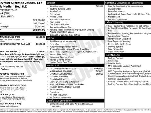 Used 2024 Chevrolet Silverado 2500 LTZ w/ LTZ Premium Package AWD/4WD image 18