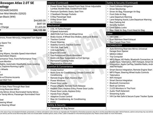 Used 2024 Volkswagen Atlas SE AWD/4WD image 10