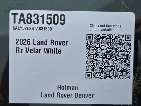 New 2026 Land Rover Range Rover Velar S AWD/4WD image 24