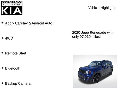 Used 2020 Jeep Renegade Altitude AWD/4WD image 8