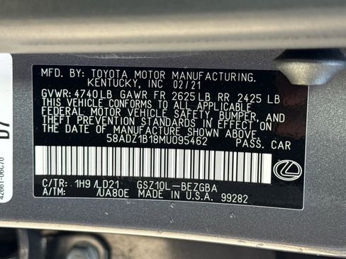 Used 2021 Lexus ES 350 w/ Premium Package image 30
