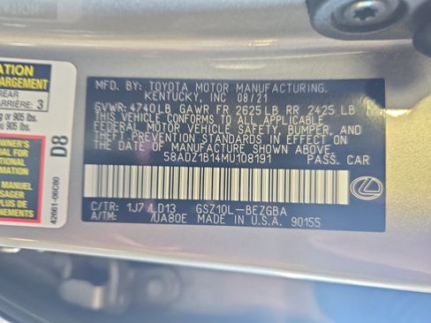 Used 2021 Lexus ES 350 w/ Premium Package FWD image 32