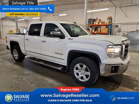 Used 2015 GMC Sierra 1500 SLT w/ SLT Crew Cab Value Package AWD/4WD image 5