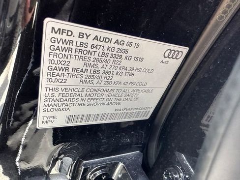Used 2019 Audi Q8 Prestige w/ Year 1 Package AWD/4WD image 40
