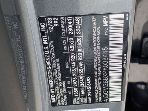 Certified 2023 Mercedes-Benz EQE 350+ SUV image 26