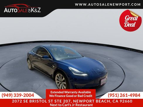 Used 2018 Tesla Model 3 Long Range RWD image 1
