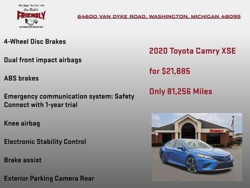 Used 2020 Toyota Camry XSE image 20
