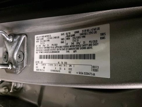 Used 2018 Ford Escape SE AWD/4WD image 33