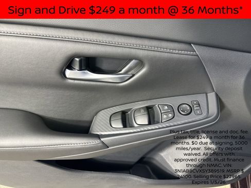 New 2025 Nissan Sentra SV w/ All-Weather Package image 20