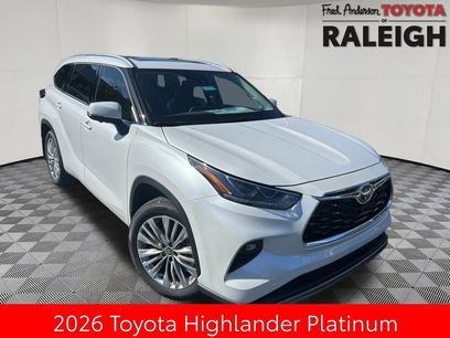 New 2026 Toyota Highlander Platinum