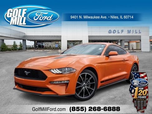 Certified 2021 Ford Mustang Coupe w/ Wheel & Stripe Package RWD image 1