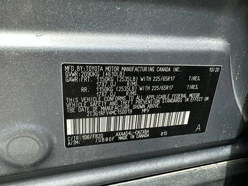 Used 2021 Toyota RAV4 LE AWD/4WD image 21