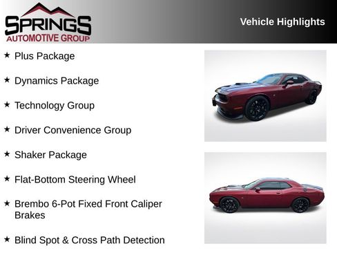 Used 2022 Dodge Challenger R/T Scat Pack w/ Shaker Package RWD image 2