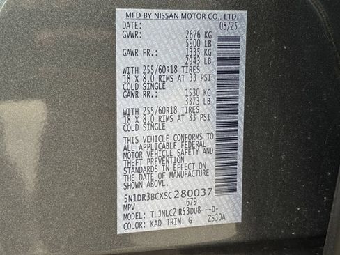 Used 2025 Nissan Pathfinder SV AWD/4WD image 22