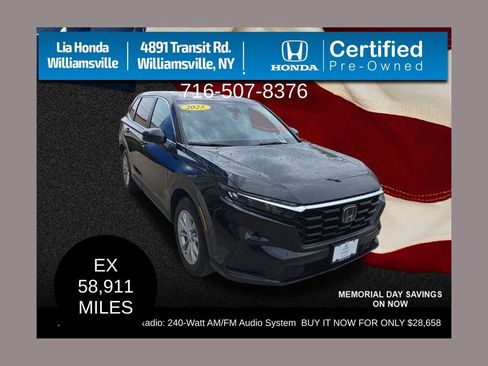 Certified 2025 Honda CR-V EX image 1