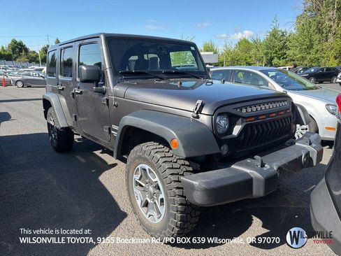 Used 2017 Jeep Wrangler Unlimited Sport w/ Quick Order Package 24S AWD/4WD image 1