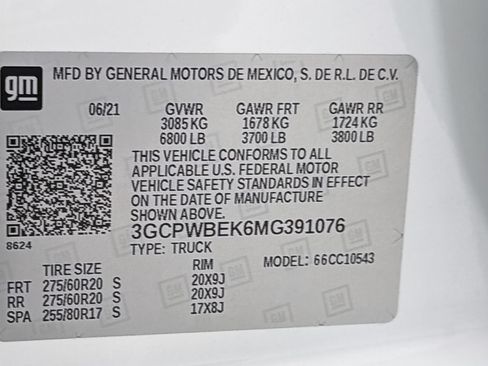 Used 2021 Chevrolet Silverado 1500 Custom w/ Safety Confidence Package RWD image 21