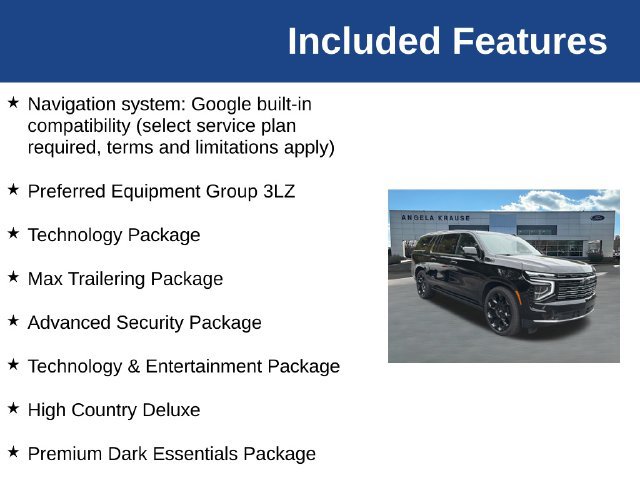Used 2025 Chevrolet Suburban High Country AWD/4WD image 5