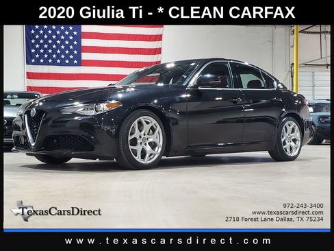 Used 2020 Alfa Romeo Giulia Ti w/ Active Blind Spot Package image 1