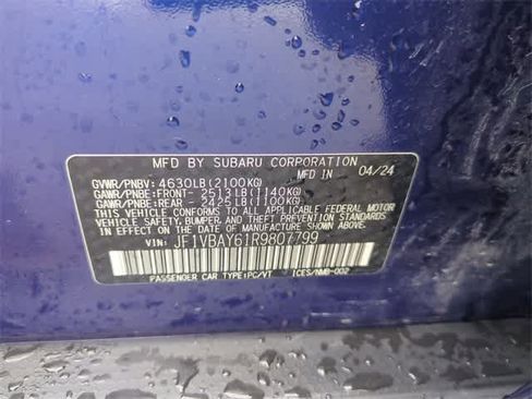 Used 2024 Subaru WRX TR w/ Popular Package #1A image 37