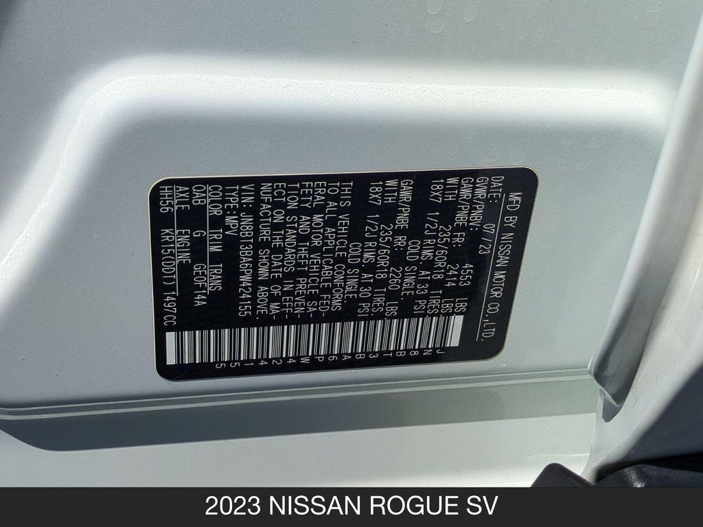 Certified 2023 Nissan Rogue SV w/ SV Premium B Package FWD image 24