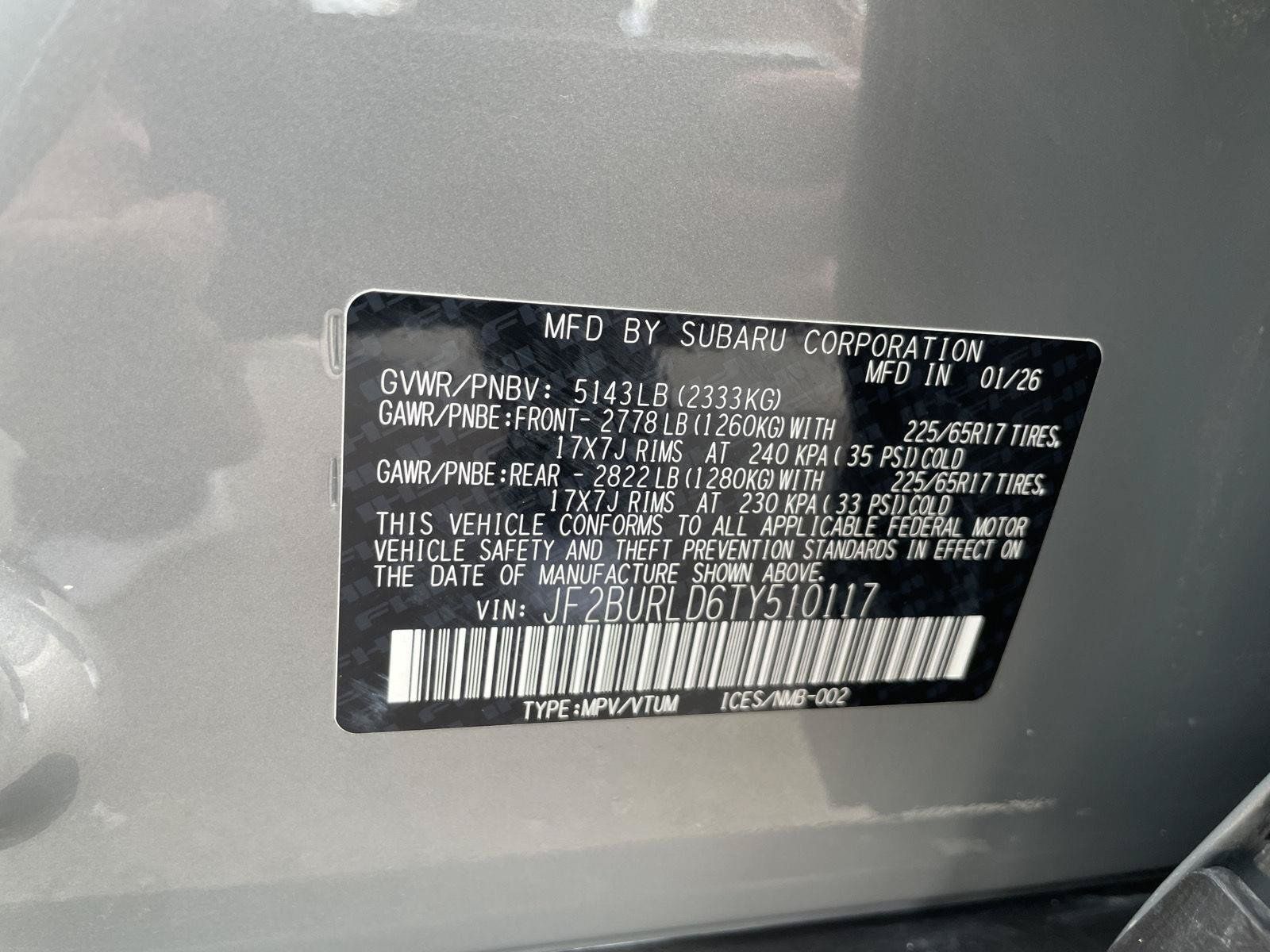 Certified 2026 Subaru Outback Wilderness AWD/4WD image 28