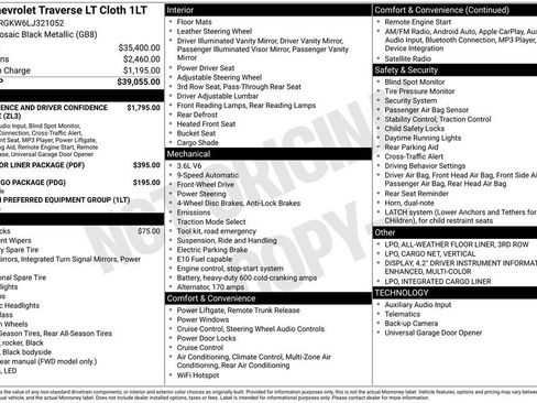 Used 2020 Chevrolet Traverse LT image 12