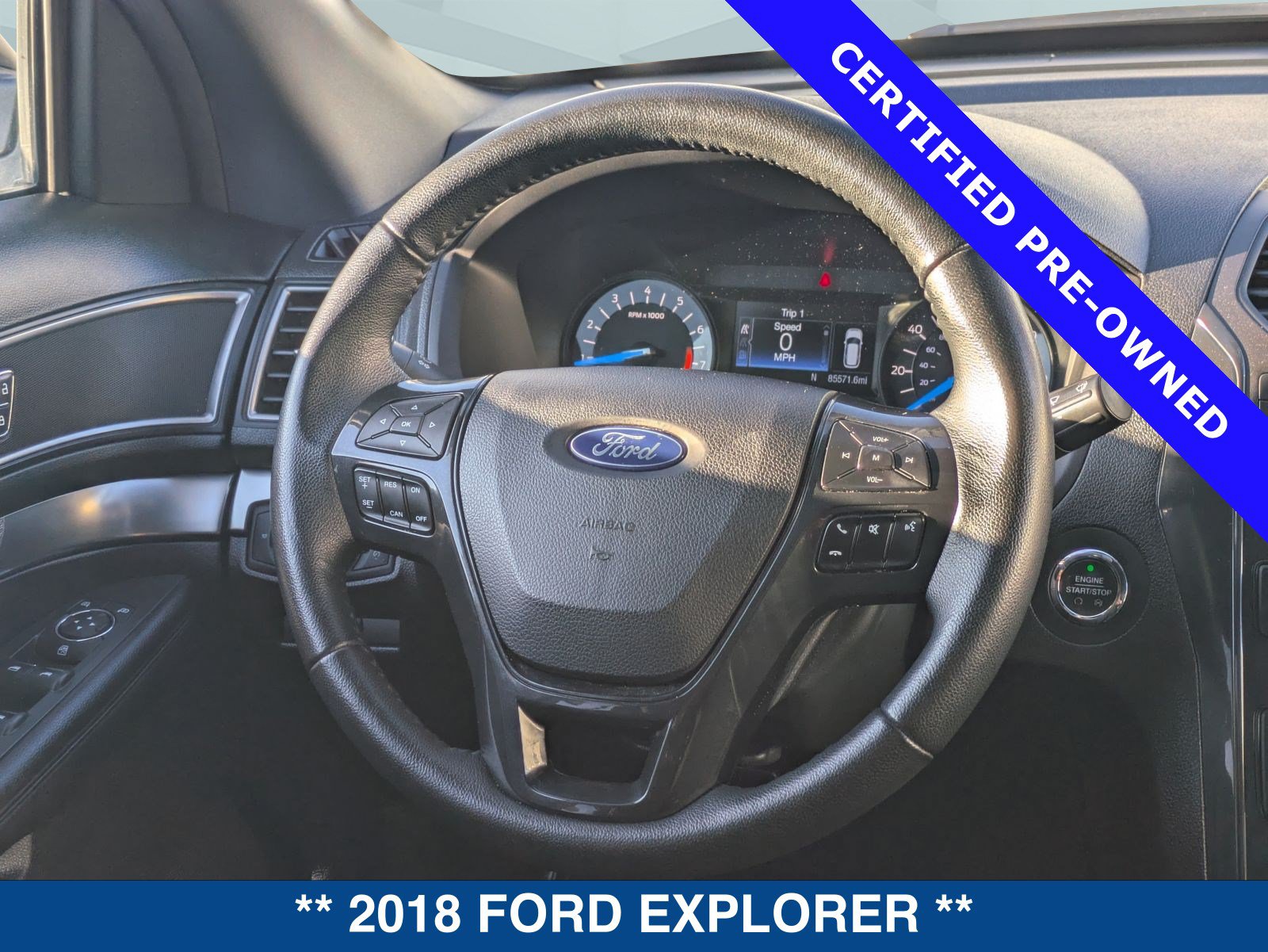Used 2018 Ford Explorer XLT w/ Class II Trailer Tow Package FWD image 18