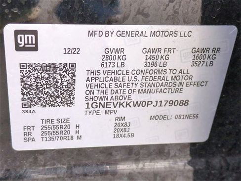 Used 2023 Chevrolet Traverse Premier w/ LPO, Floor Liner Package image 35