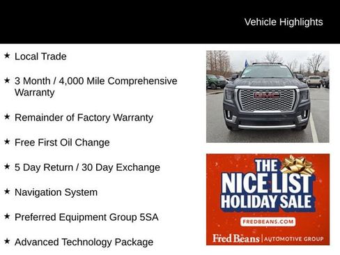 Used 2021 GMC Yukon XL Denali w/ Denali Premium Package image 3