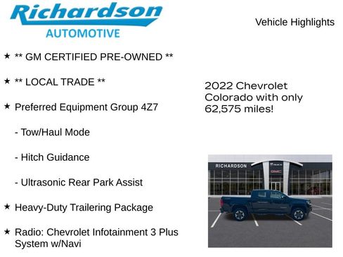 Used 2022 Chevrolet Colorado Z71 AWD/4WD image 11