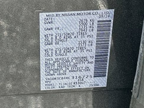 Certified 2024 Nissan Pathfinder SL w/ SL Premium Package FWD image 34