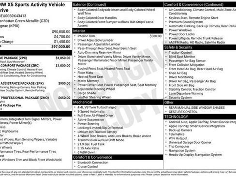 Certified 2025 BMW X5 M60i w/ Executive Package image 41
