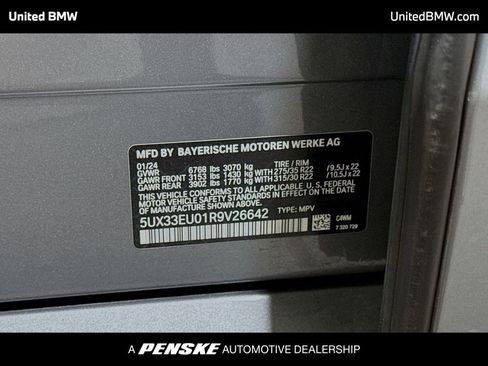 Used 2024 BMW X5 M60i w/ Executive Package AWD/4WD image 15