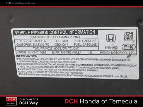 Certified 2024 Honda Accord LX image 9
