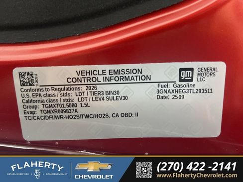 New 2026 Chevrolet Equinox LT w/ Safety and Technology Package image 16