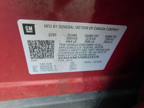Certified 2021 Chevrolet Equinox Premier FWD image 8