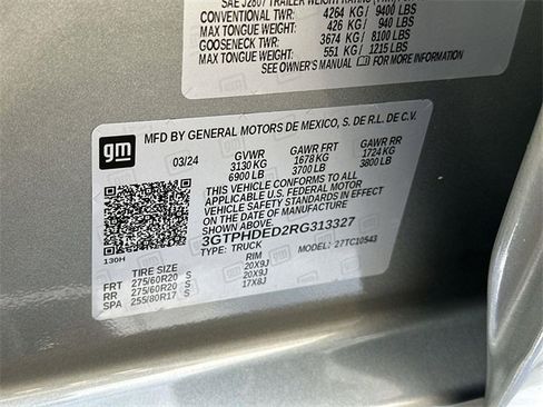 Used 2024 GMC Sierra 1500 SLT w/ SLT Premium Plus Package image 34