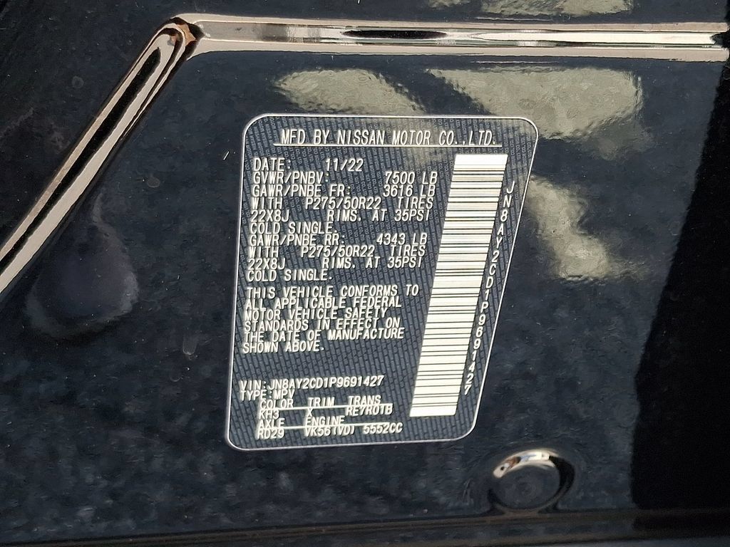 Certified 2023 Nissan Armada Platinum w/ Cargo Package AWD/4WD image 32