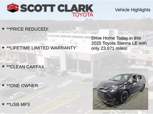 Used 2025 Toyota Sienna LE image 12