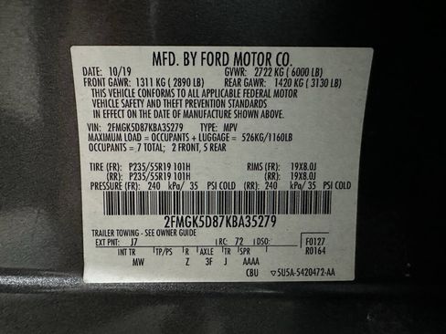 Used 2019 Ford Flex Limited image 33
