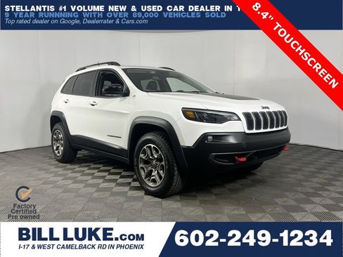 Certified 2022 Jeep Cherokee Trailhawk w/ Technology Group B image 1
