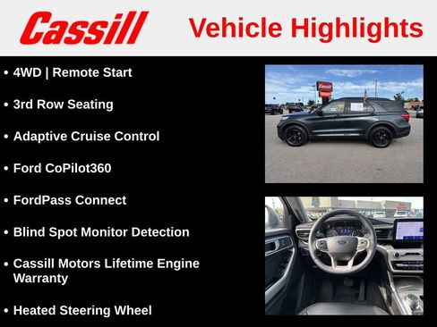 Used 2024 Ford Explorer XLT w/ Equipment Group 202A AWD/4WD image 7