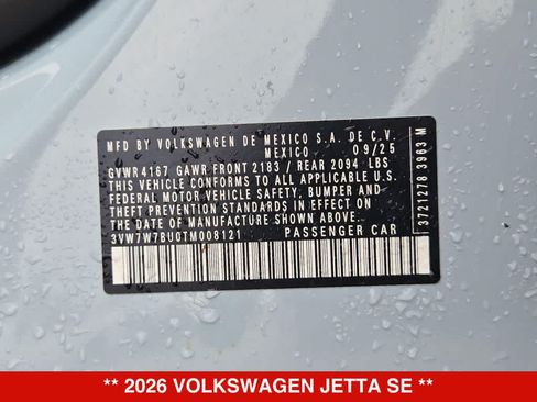 Used 2026 Volkswagen Jetta SE FWD image 34