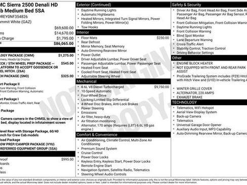 Used 2022 GMC Sierra 2500 Denali w/ Technology Package image 80