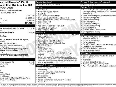 Used 2024 Chevrolet Silverado 3500 High Country w/ High Country Premium Package AWD/4WD image 33