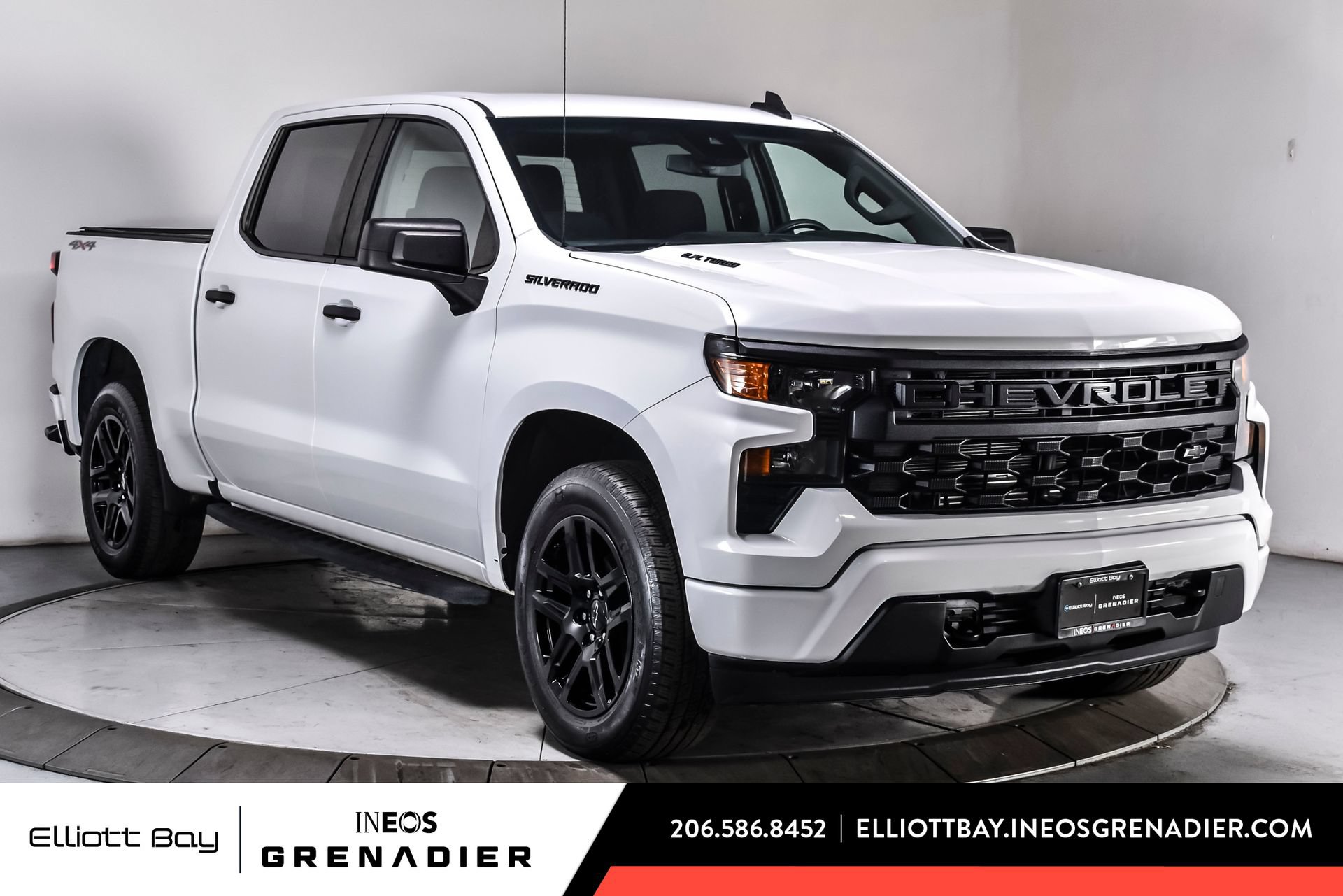 Used 2023 Chevrolet Silverado 1500 Custom w/ LPO, Dark Essentials Package AWD/4WD image 1