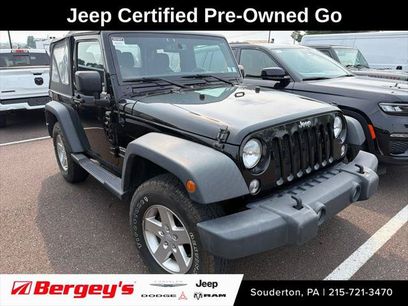 Certified 2017 Jeep Wrangler Sport w/ Quick Order Package 24S